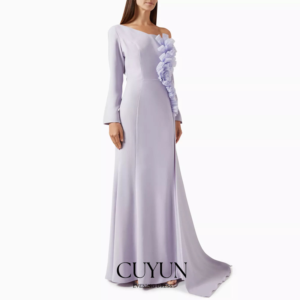 Women'S Formal Dinner Wear - CUYUN Aangepaste één schouder elegante formele