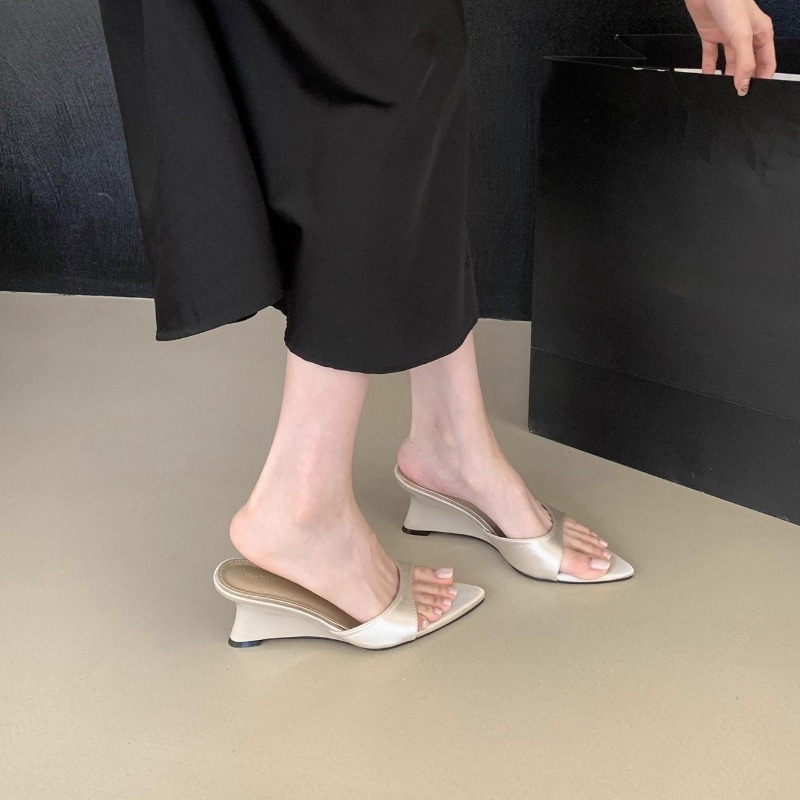 Women Formal Wear For Office - Nieuwe zomermode wedges hak flip flop