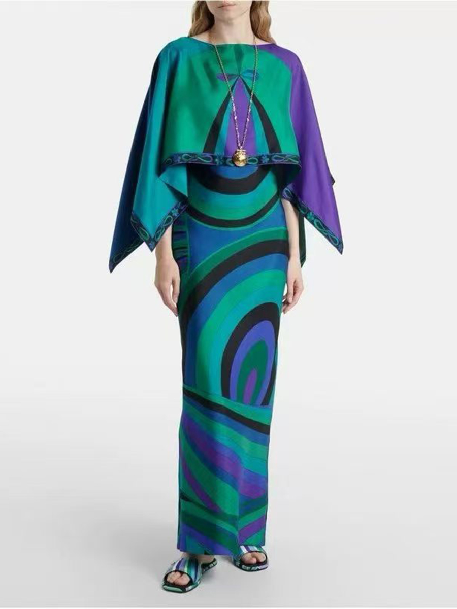 VGH Lichtblauwe abstracte prin - Formal Attire Woman recensie en prijs