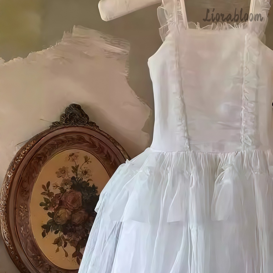 Witte tule bloemenmeisjesjurk  - Formal Attire Woman recensie en prijs