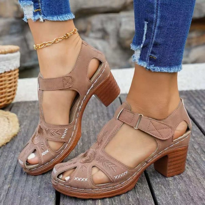 Damessandalen Middelhoge blokh - Formal Women Daily Wear Sandals recensie en prijs