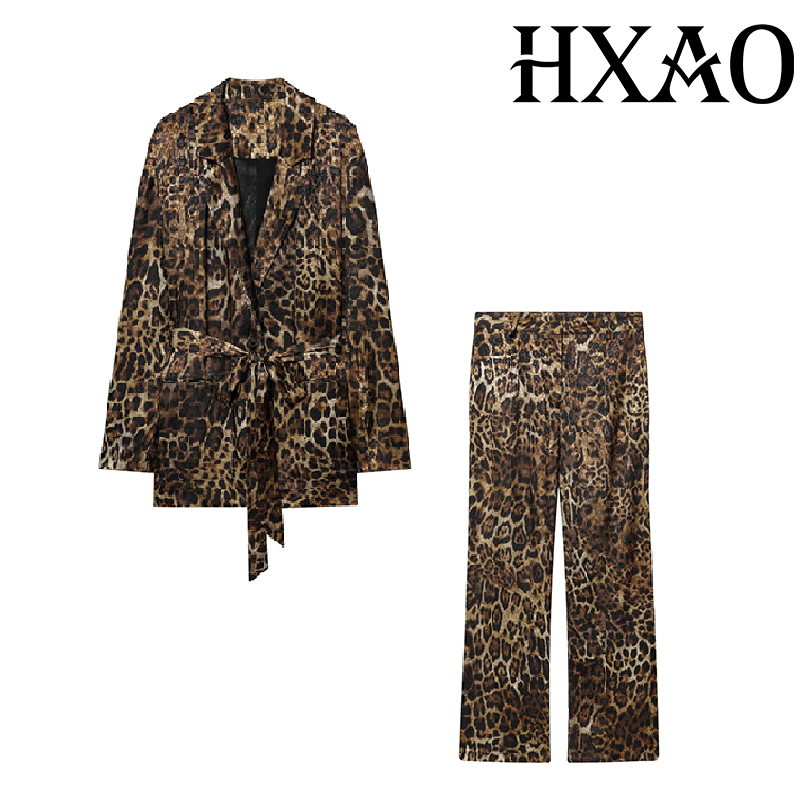 HXAO Luipaardbroeksets 2-delig - Formal Attire Woman recensie en prijs