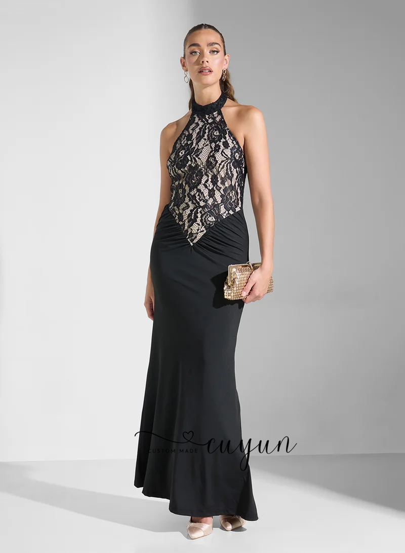 CUYUN Aangepaste Zwarte Sexy K - Women'S Formal Dinner Wear recensie en prijs