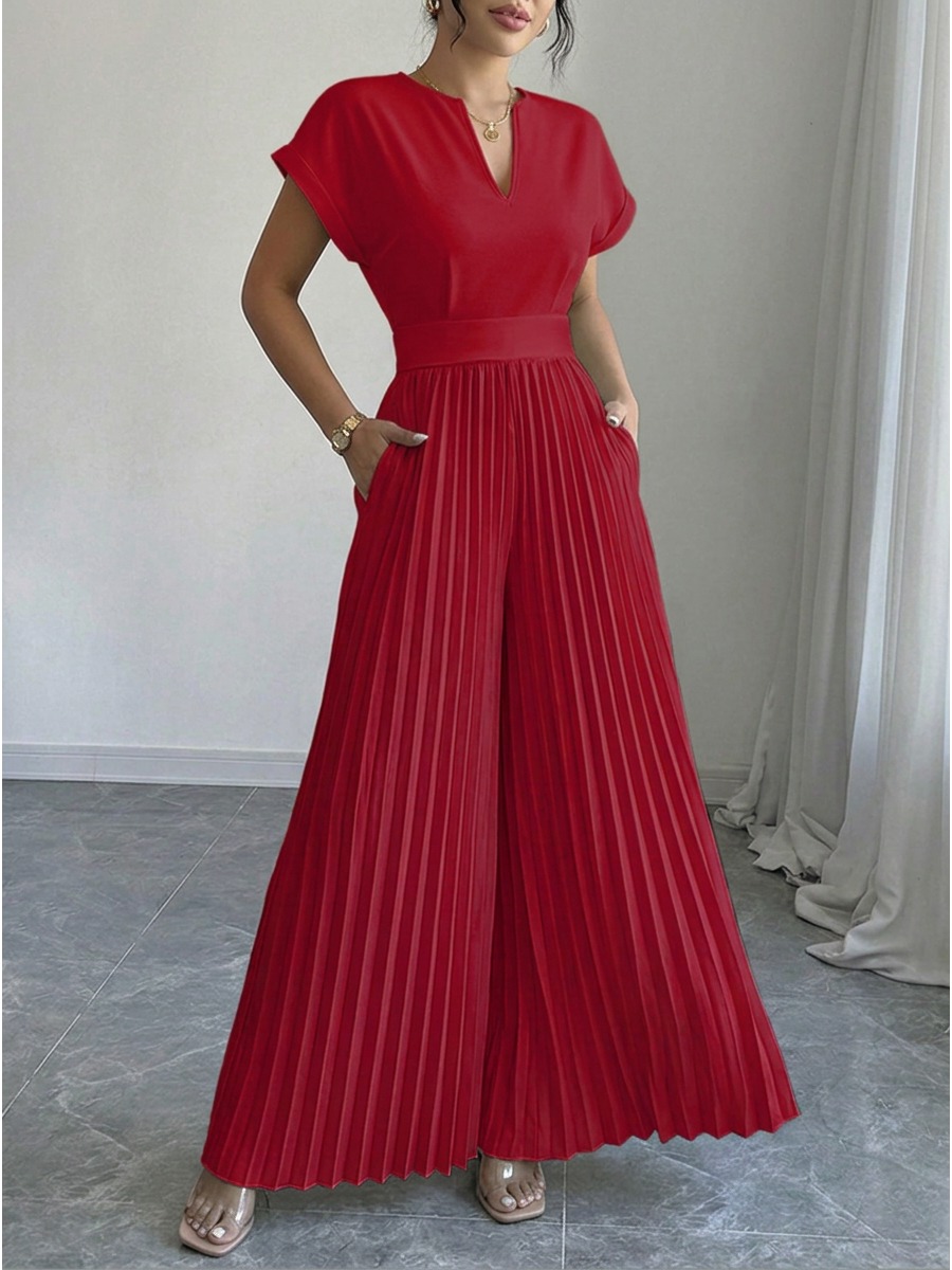 Dames jumpsuit met V-hals, cap - Formal Attire Woman recensie en prijs
