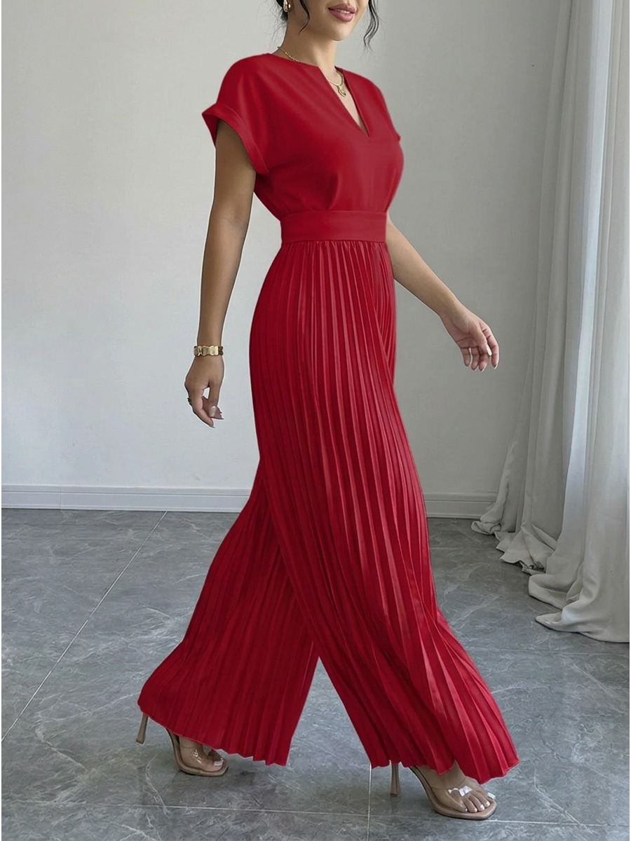 Dames jumpsuit met V-hals, cap - Formal Attire Woman recensie en prijs