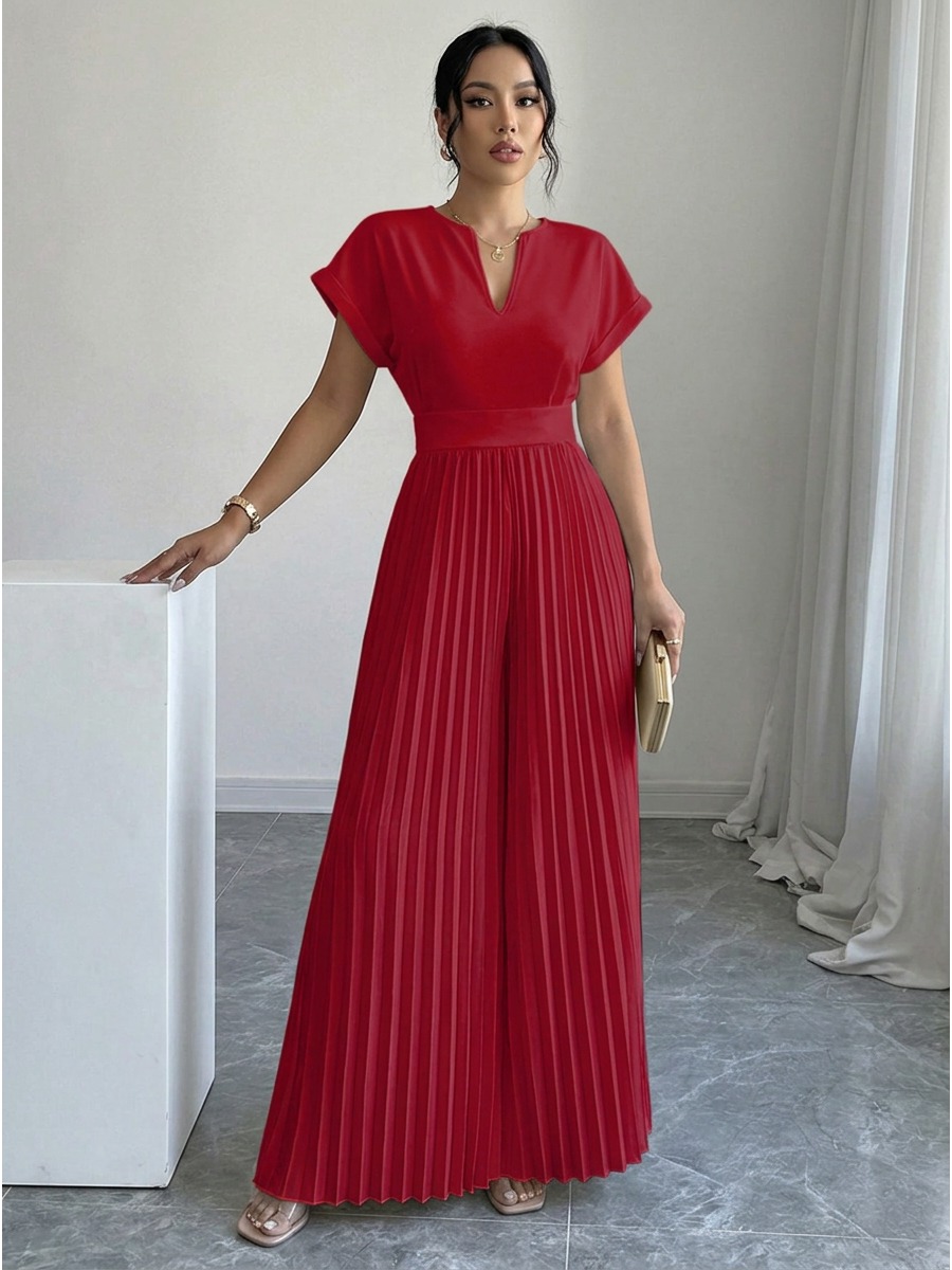 Dames jumpsuit met V-hals, cap - Formal Attire Woman recensie en prijs