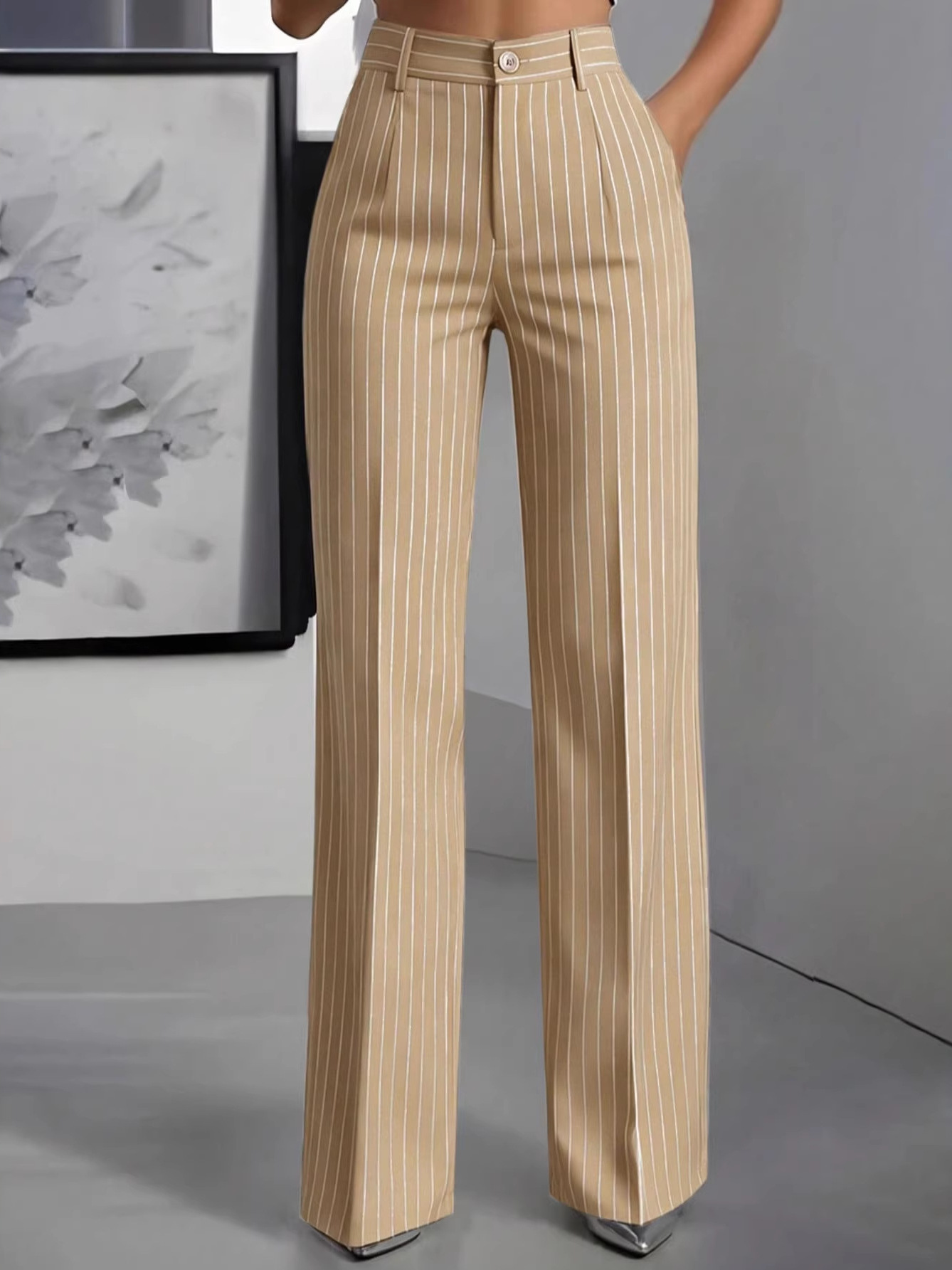 Elegante hoge taille rechte pi - Formal Attire Woman recensie en prijs
