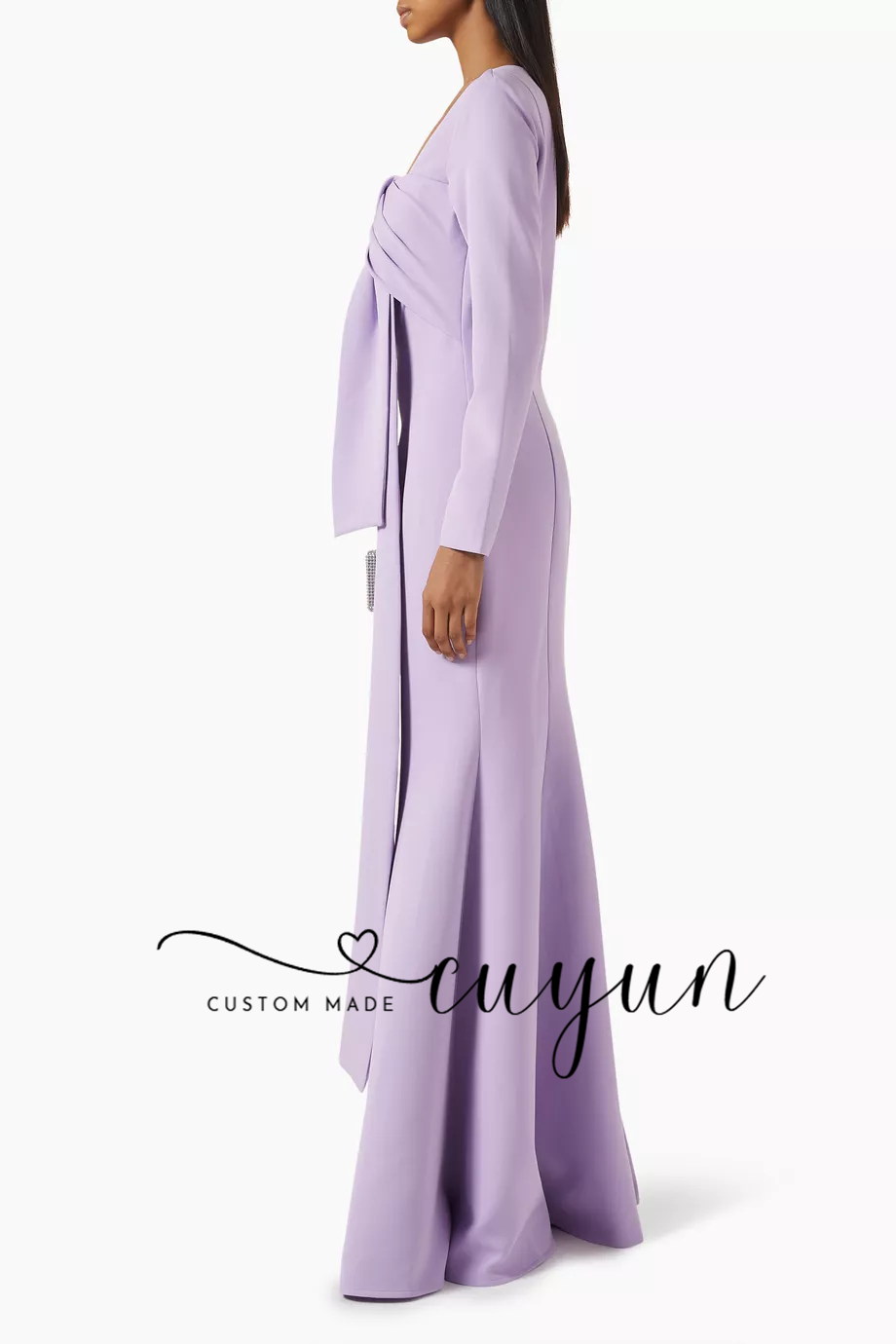 CUYUN Aangepaste Lavendel Vrou - Women'S Formal Dinner Wear recensie en prijs