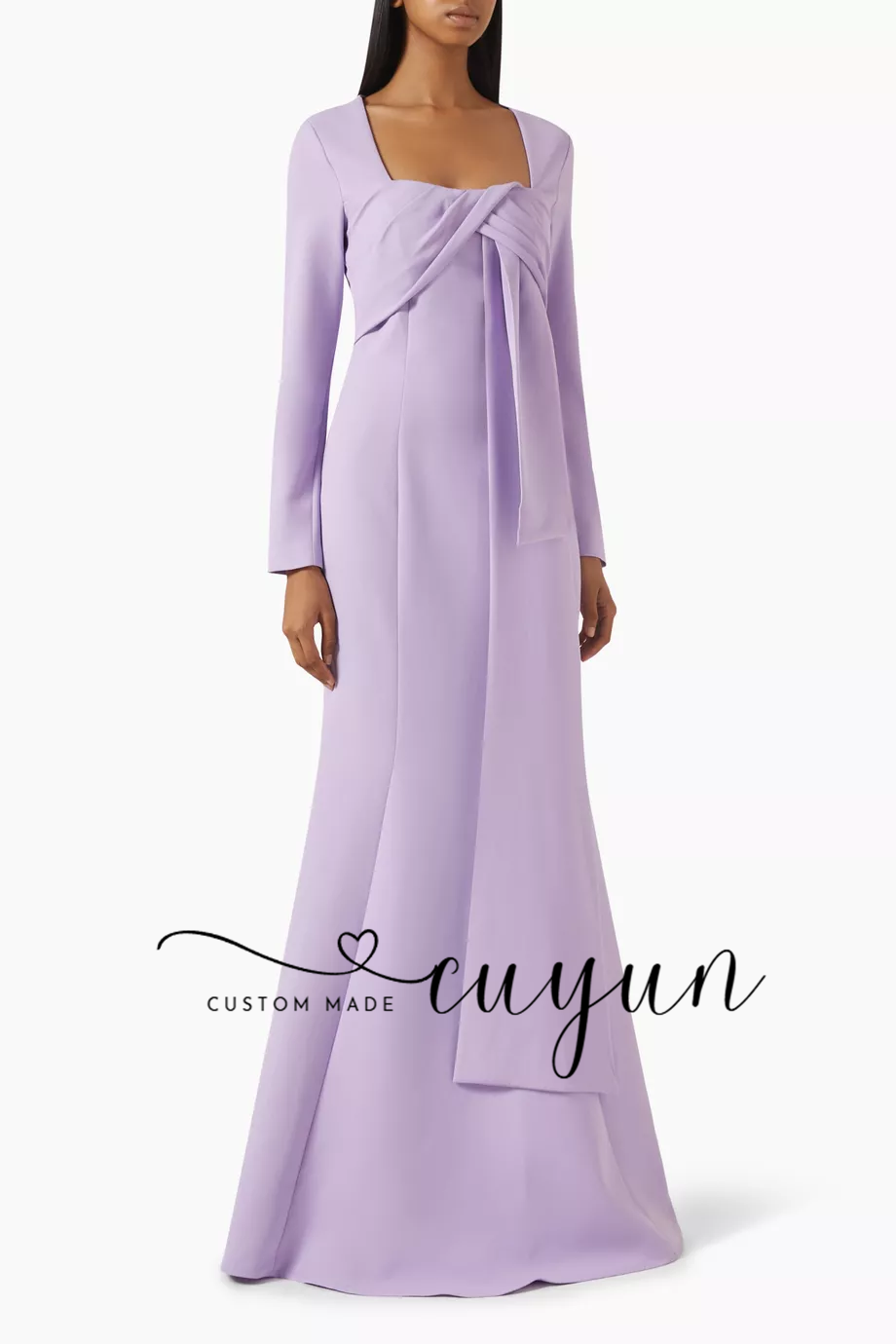 CUYUN Aangepaste Lavendel Vrou - Women'S Formal Dinner Wear recensie en prijs