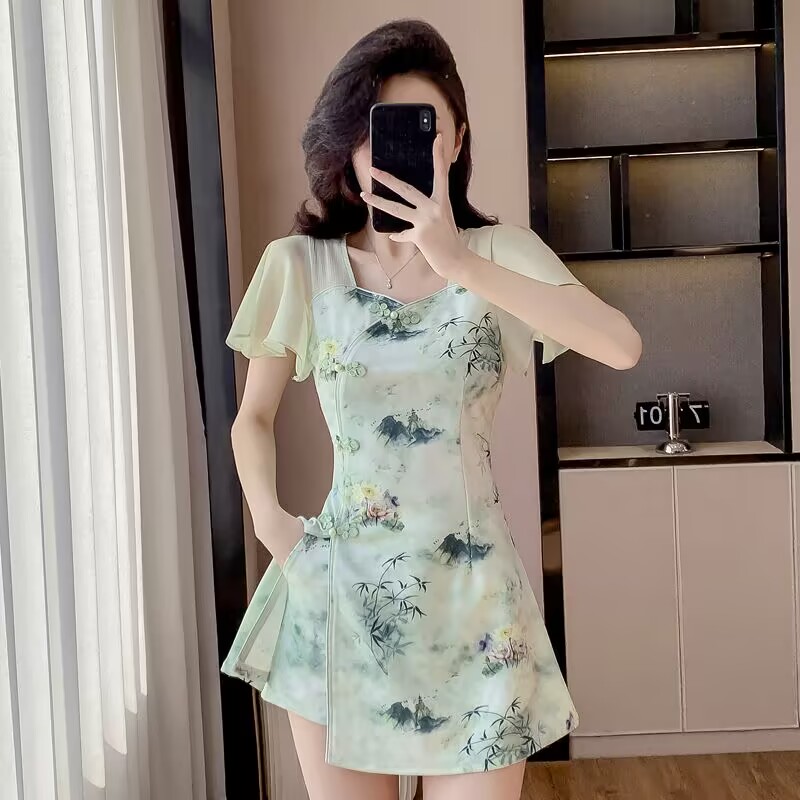 Zomer Chinese Stijl Zoete Cheo - Women Formal Wear For Office recensie en prijs