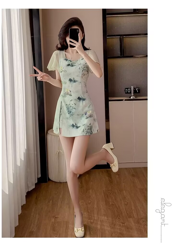Zomer Chinese Stijl Zoete Cheo - Women Formal Wear For Office recensie en prijs